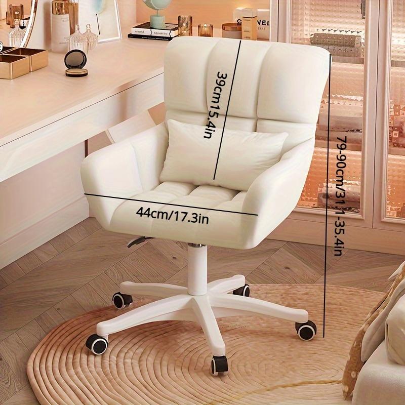 Computer Chair Sedentary Comfortable Home Study Dormitory Backrest Seat Bedroom Lift Swivel Chair Office Chair Game Chair Silla