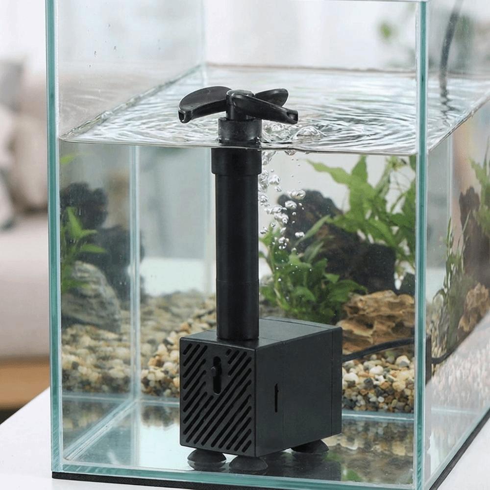 Low-Water-Level Fish Tank Aerator Built-in Design Circulation Pump Turtle Tank Wave Pump Household
