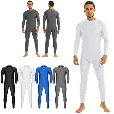 Adult Men's Women's Spandex One Piece Turtleneck Long Sleeve Full Body Unitard Zentai Costumes Bodysuit