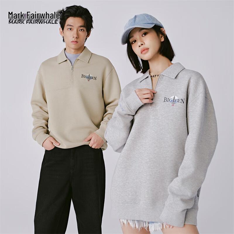 

Mark Fairwhale Men s Landmark Series Half-Placket Polo Sweatshirt 3XL (58)