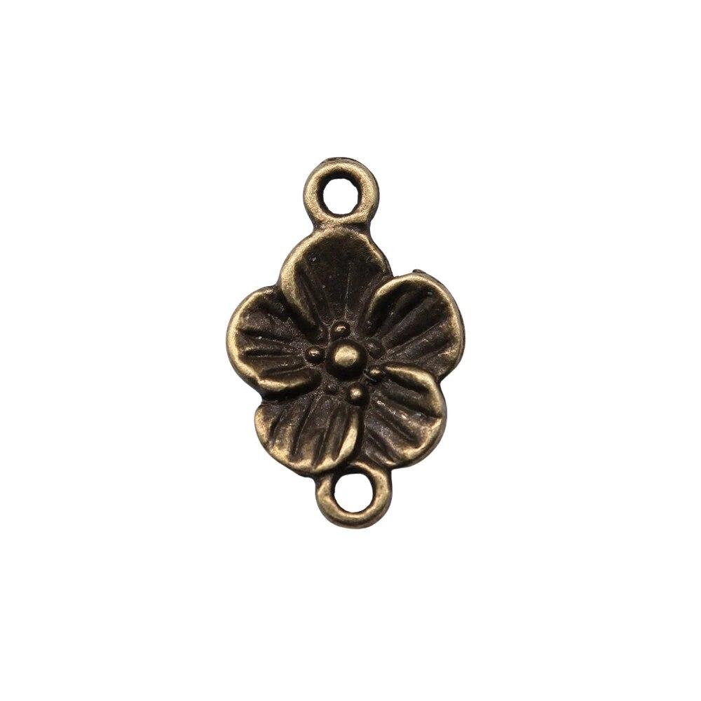 Flower Plaque Connector Components Pendant Diy Jewelry Pendants