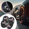 Tire Valve Stem Caps 4 Pack, Car Wheel Stem Caps,Aluminum Air Valve Covers Universal Fit for Cars, SUVs,Trucks, Bikes, and Motorcycles(Vintage n