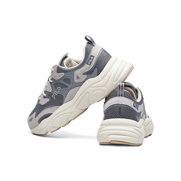 FILA Mars 1 Comfortable Versatile Shock Absorbing Breathable Low Top Casual Shoes Women sneaker Gray Brown White F52W242103FFD