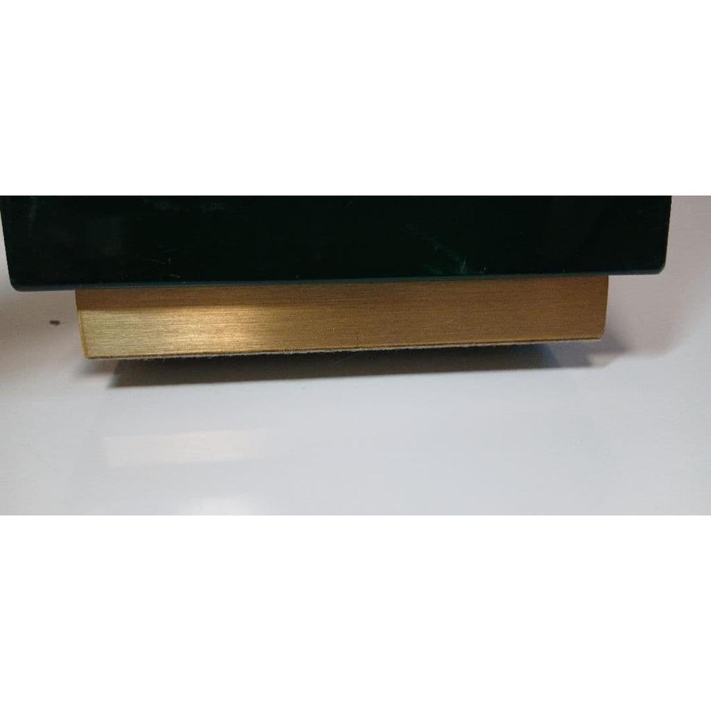 Used Ginza WAKO Table Clock (dark Green) Antique Style