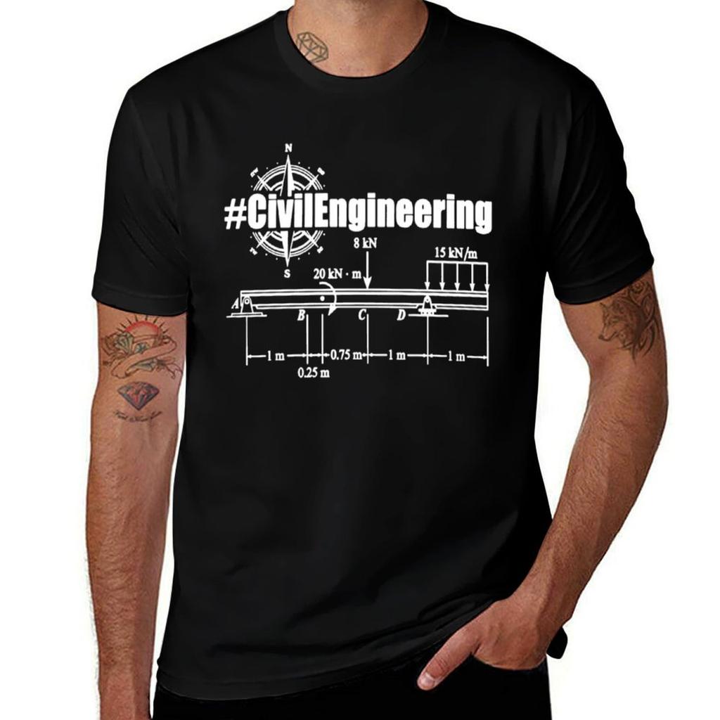 Civil Engineering Shirt T-Shirt Casual Daily Outfit T-Shirt