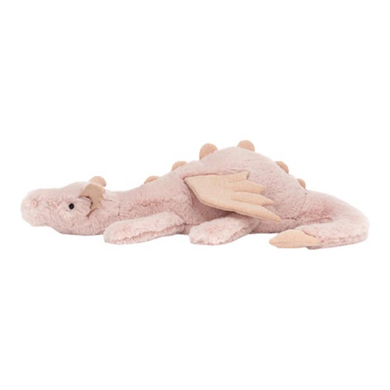 

JELLYCAT Серия Мифические животные Розовый дракон Умиротворяющая кукла Плюшевая кукла 7 см высотой Box Not Included