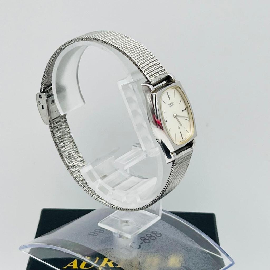 [USED]SEIKO Quartz Vintage Dress Watch with Mesh Belt A5 [Working Condition]
