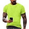 Herren Lockere Passform Lässiges Kurzarm-T-Shirt Leicht Atmungsaktiv Rundhalsausschnitt Bedrucktes T-Shirt für den Alltag