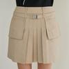 Egoist Pleats Out Pocket Belted Skirt Er2ws362