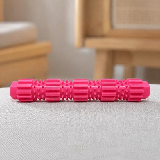 Interactive Treat Stuffed Toys Spiky Dog Chew Stick, Indestructible Toy, Teeth Cleaning Dental Care for Puppies Toy with Dispensing Hole Aggressive