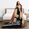 Marcus The Worm Funny Meme Blanket  Flannel Awesome Soft Throw Blankets for Bedding Lounge Autumn/Winter