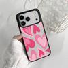 Amore-Love Italian Romantic Pink Lettering Phone Case for IPhone 16 12 13 11 17 14 15 Pro Max Shockproof Cover 15 Pro