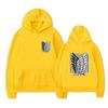 Attack on Titan Survey Corps Men's Hoodies Boys Harajuku Girls Pullover Fancy Music Gift Loose Comfortable Sweatshirt