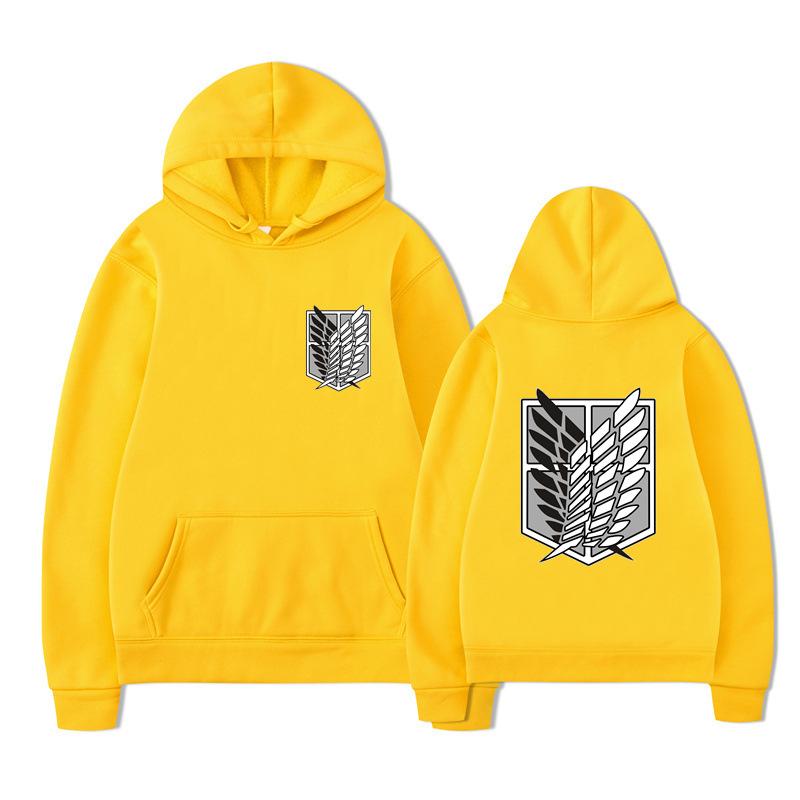 Attack on Titan Survey Corps Men's Hoodies Boys Harajuku Girls Pullover Fancy Music Gift Loose Comfortable Sweatshirt