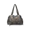 Ladies Washed Spice Girl Locomotive Bag Large Capacity Retro Shoulder Crossbody Bag