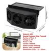 Car Exhaust Fan 3-Head Cooling Fan USB Powered Car Air Purifier Radiator Fan Window Vent Cool Ventilation Interior Accessories