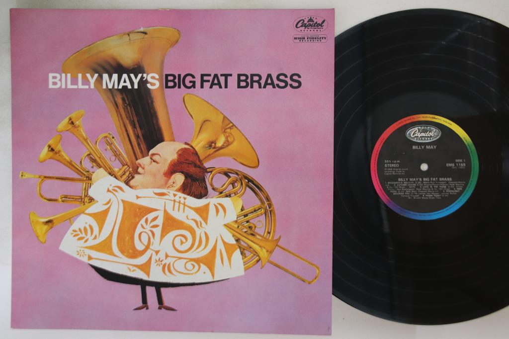 LP Record BILLY MAY - Billy May's Big Fat Brass EMS1155 CAPITOL UK Jazz Used