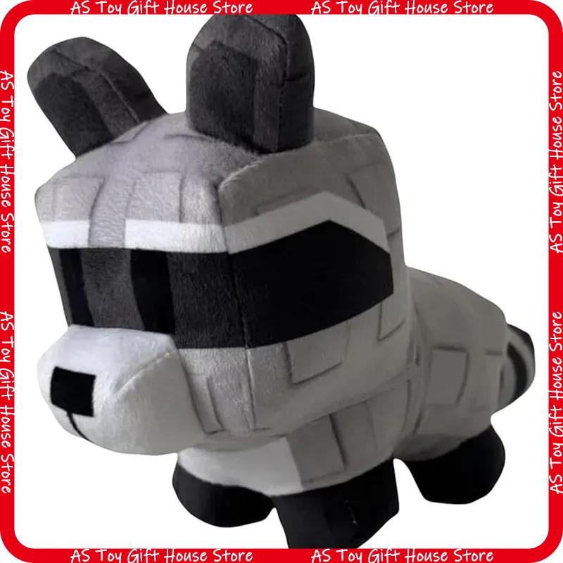 Roblox Nine Tailed Fox Grow A Garden Block Style Soft Stuffed Plush Toys For Game Fans Bedroom Decor Play Companion