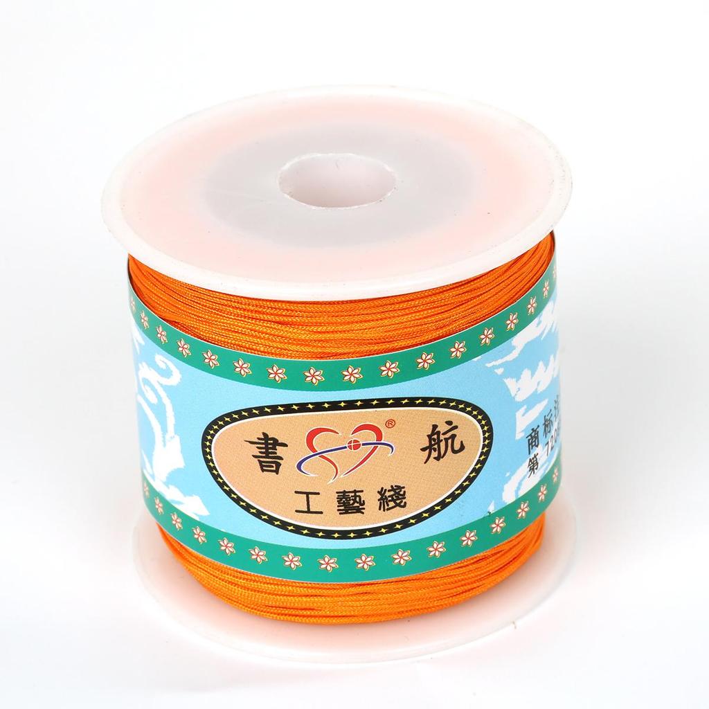 91-274Meter Cotton Cord Nylon Cord Thread String DIY Beading Braided Bracelet Jewelry Making