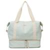 Pleated Model with Shoe Compartment Dry and Wet Separation Fitness Yoga Bag Outdoor Picnic Ingredients Storage Cotton Clothes Hand Luggage Bag