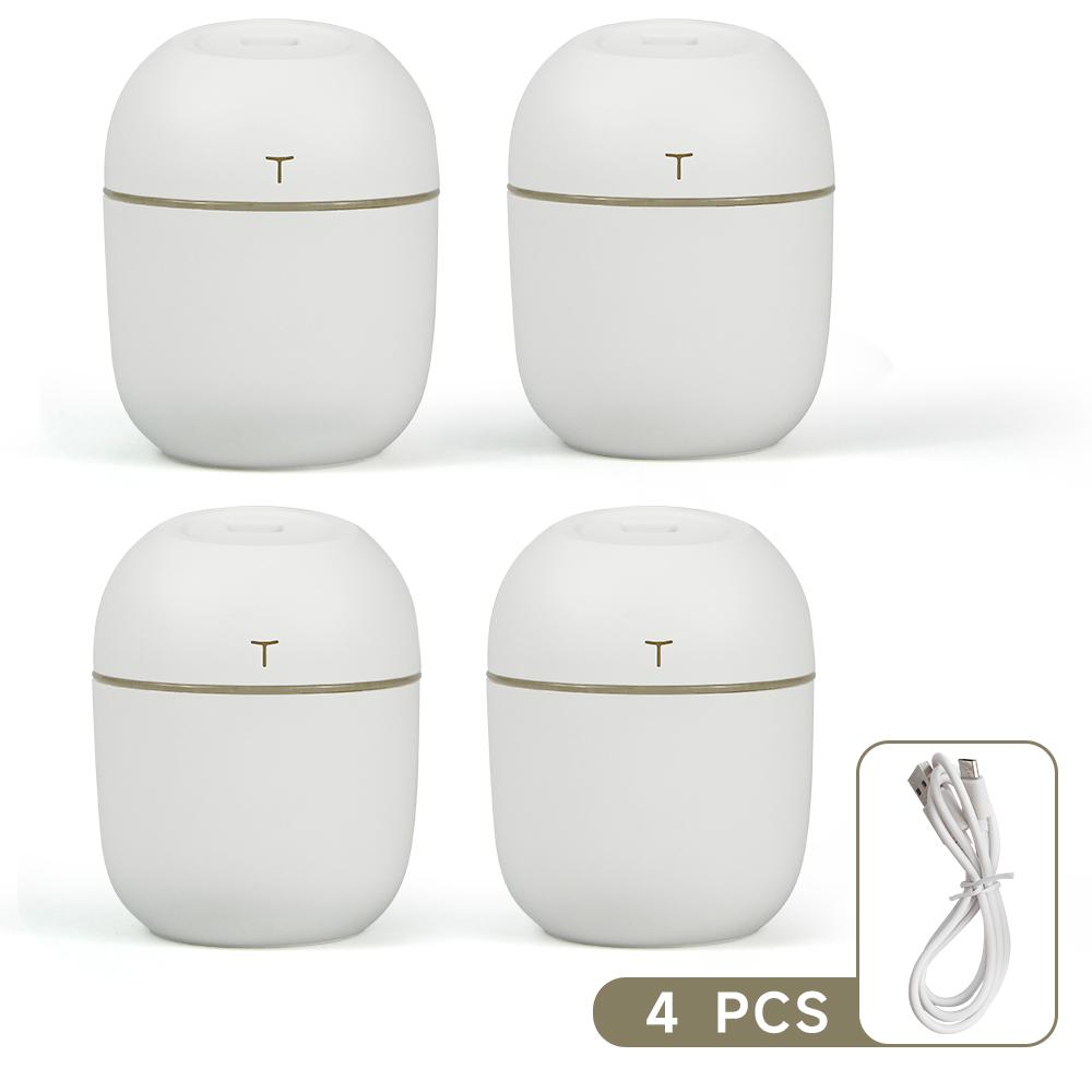 Mini USB Air Humidifier 220ML Portable Ultrasonic Humidifier with Colorful Night Light Quiet Operation for Home Office Bedroom