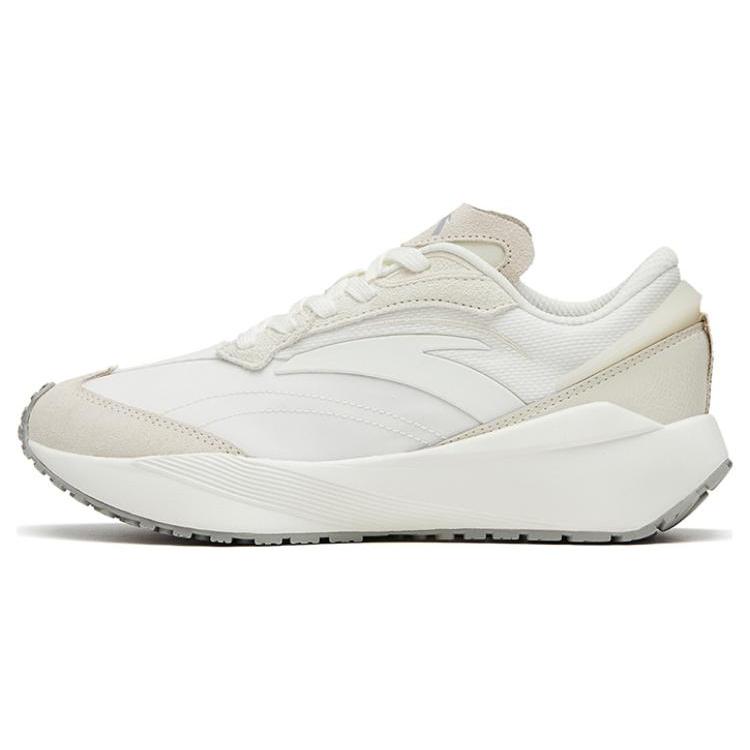 New Anta Rock Candy Anti Slip And Wear Resistant Lightweight Low Top Sports Casual Shoes Women's White Gray 922328856-2