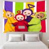 Tele-tubbies Celebration Tapestry Hanging for Bedroom,Livingroom, Playroom,Decor Art Room Wall Tapestry Holiday and Birthday Gifts