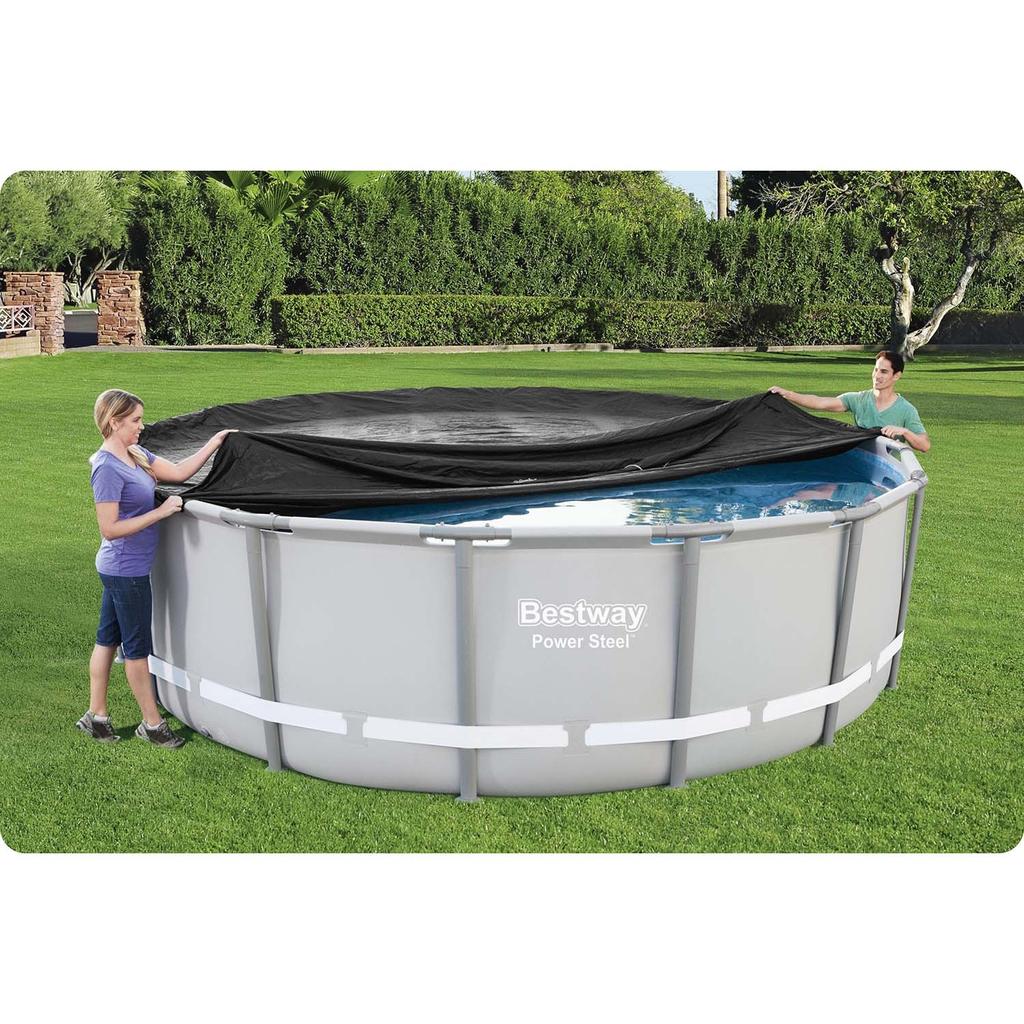 Abdeckung Für Den 488 Cm Bestway 58249 Rahmenpool