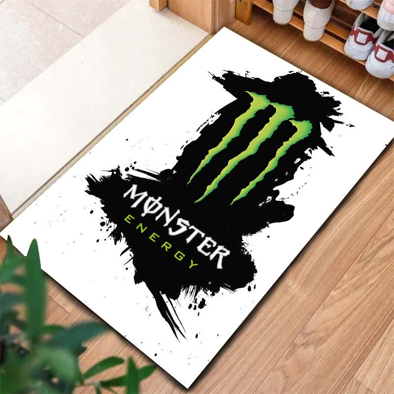 Monster Energy Carpet Rug for Living Room Bedroom Home Sofa Decoration,Kids play Nonslip Floor Mat