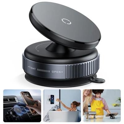 Magnetische Handyhalterung - BOOLING - Leicht - Rutschfest - 360° Drehung - Schwarz