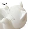 Desktop Cat Statue 3D Fortune Desk Storage Box, Cute Money Jewelry Organizer Creative Gift for Girls Rings, Mini Planter Home Decor Figurine,