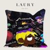 Popular Hip Hop Rap L-Lil U-Uzi V-Vert Pillowcase Toon Gift Cushion Cover Bedroom Home Sofa Chair Seat Decor Pillow Case
