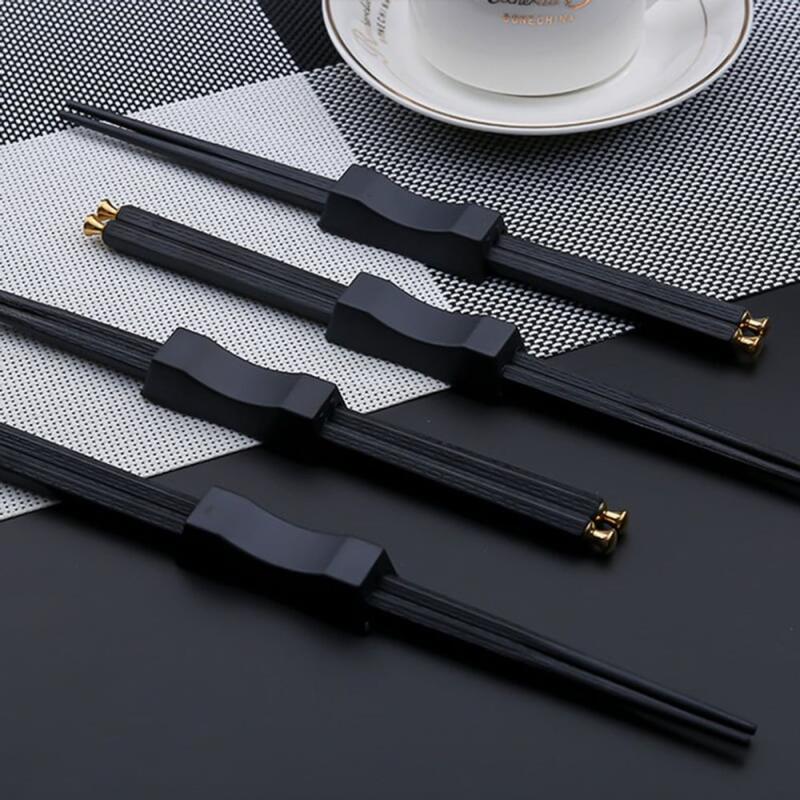 Table Plating Black Spoon Rest 3p
