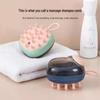 Automatic Silicone Scalp & Pet Bath Brush with Liquid Dispenser
