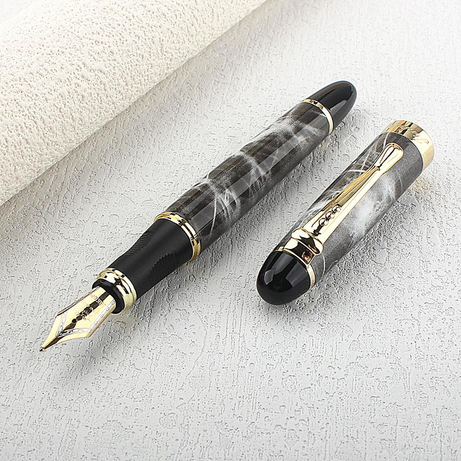 Jinhao X450 Nero Lucido 18Kgp Pennino 0.7Mm Pennino Lrgo Jinhao 450 Lusso Business Viola Vino Verde Dorato 21 Colori Seleziona