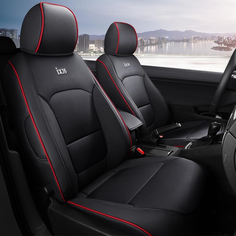 All-Season Car Seat Cover Set for 12-20 Hyundai Ix35 SUV, Full Coverage, 5-Seat