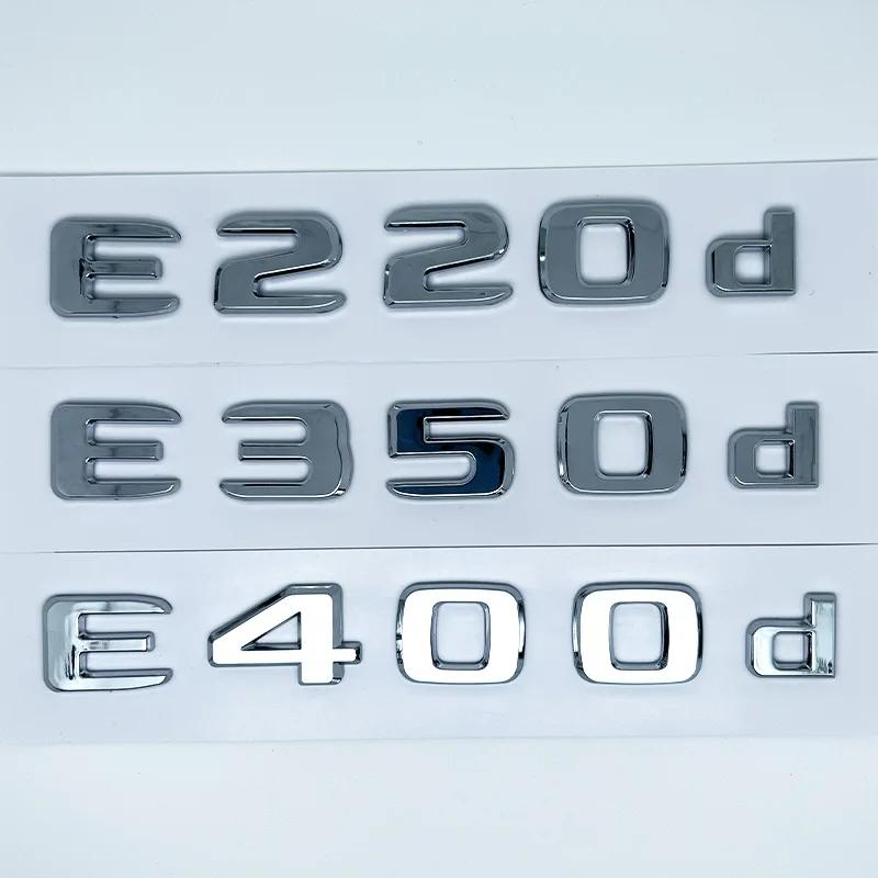 3d Chrome Logo E43 E63 E200 E220 E300 E350 Letters 4MATIC Badge Car Rear Star Sticker AMG Emblem For Mercedes Benz W213 E Class MH0