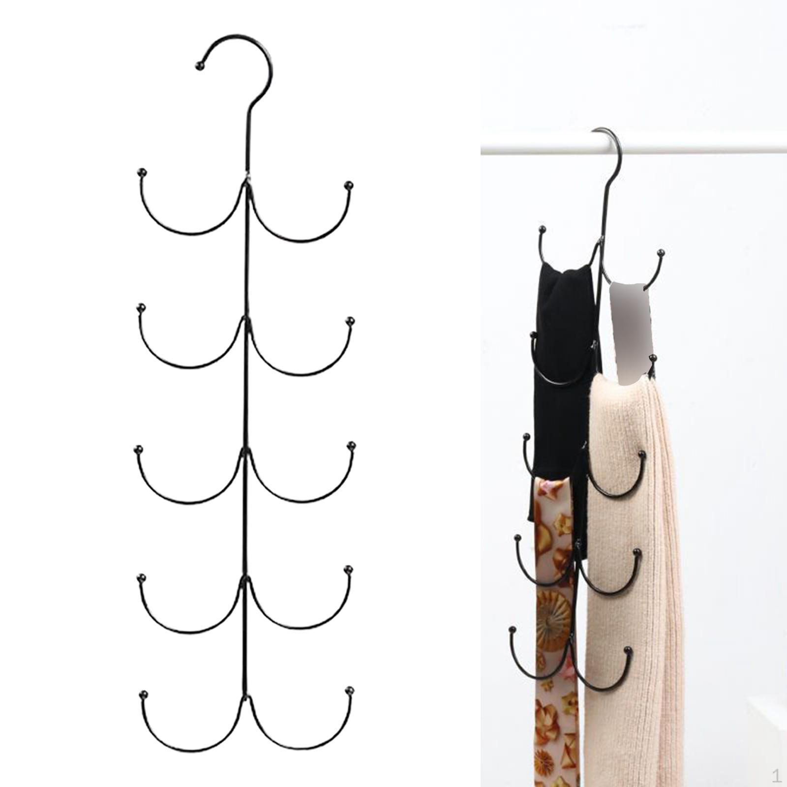 

Элегантный органайзер для шарфов и галстуков для хранения в шкафу Style B