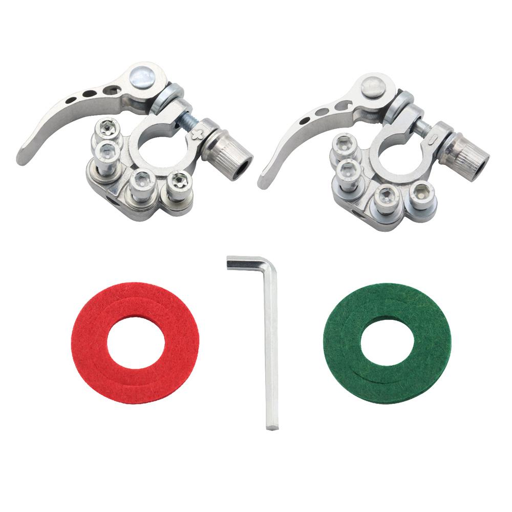 Car Battery Terminal Stud Wire Connectors 4 Way Quick Release 2pcs