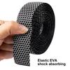1 Pair Bike Handlebar Tape AntiSlip Elastic   Bike Cycling Handle Wraps Tape(Black Red )