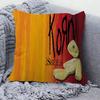 Rock Band K-Korn Decorative Room Aesthetics Pillow Case Home Decor Bedroom Sofa Bed Couch Pillow Cover 45x45