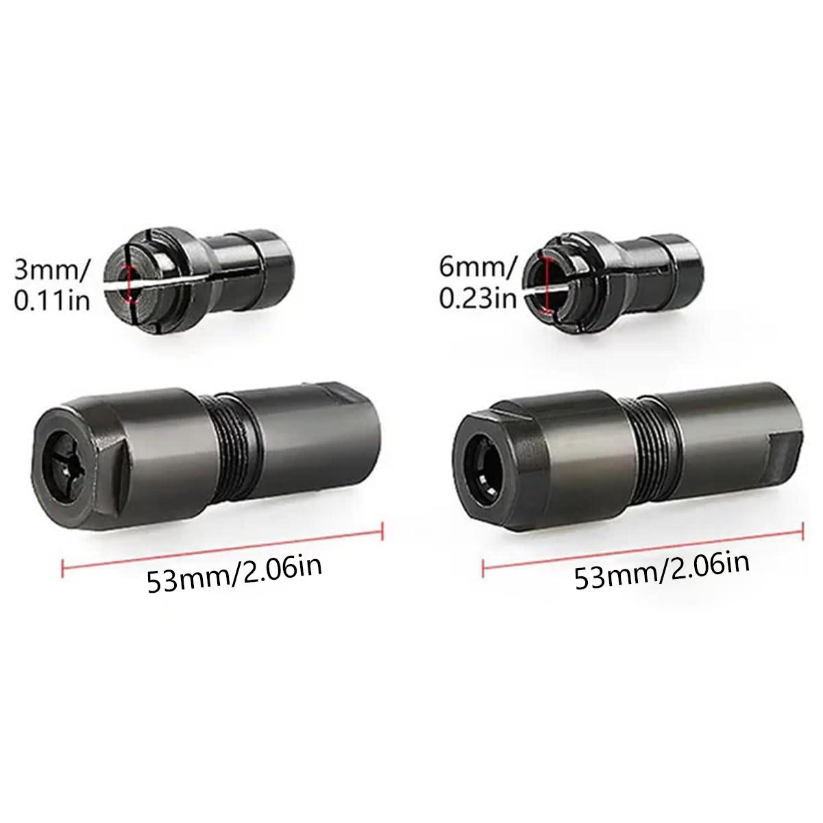 

Angle Grinder Adapter 6mm 3mm Multi Functional Power Tool Accessory for Converting Grinder to Straight Polisher