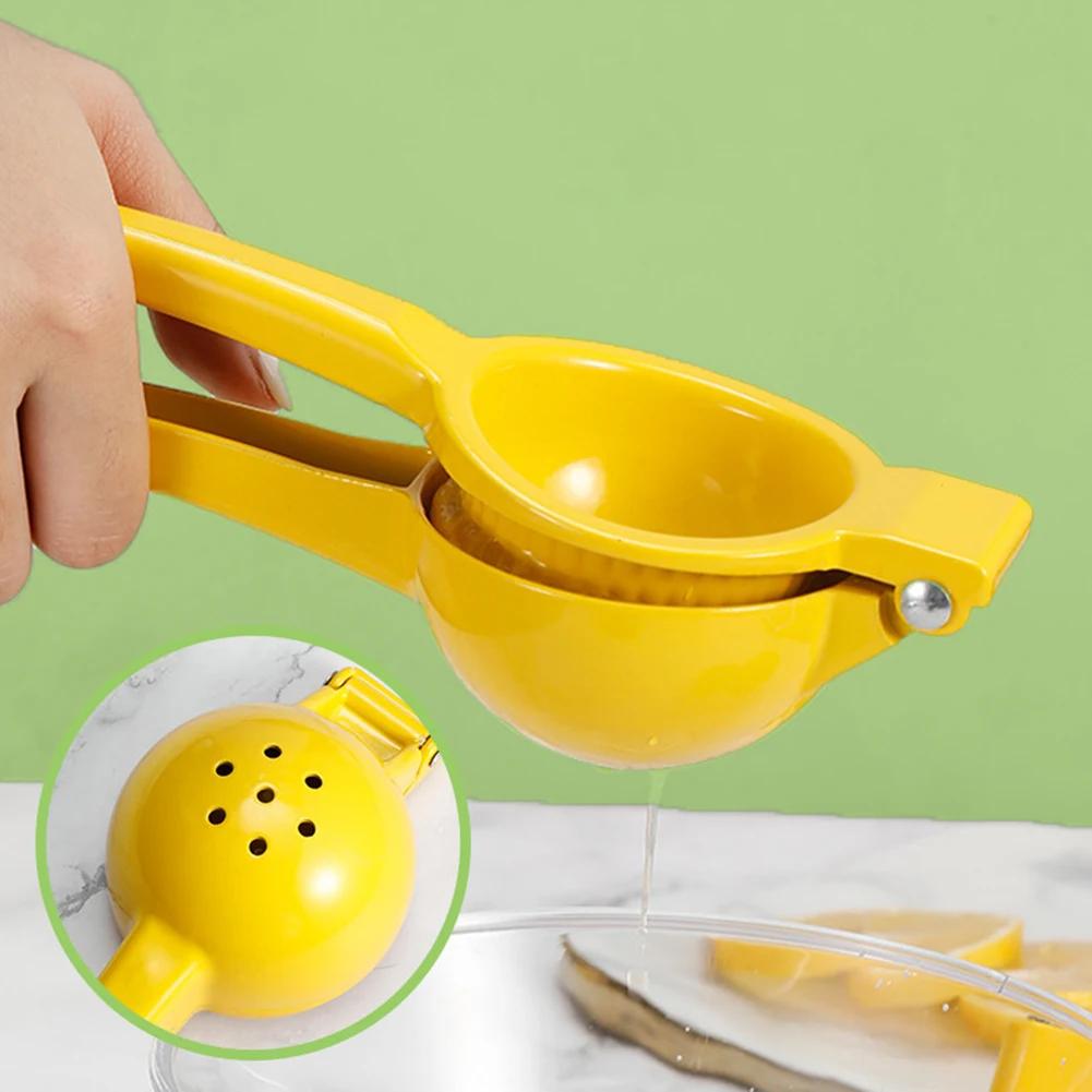 Manual Lemon Squeezer Aluminum Alloy Hand Pressed Orange Lemon Grape Fruit Juicer Practical Kitchen Tools Mini Blender