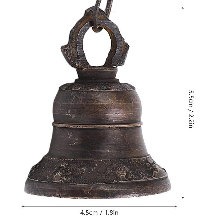 

Kitchen Bell, Dining Bell Door Decoration with Sound Antique Treatment Copper Material for Farm to School Home