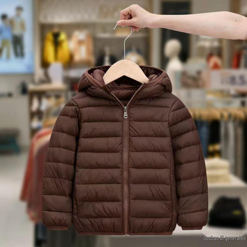 Children's 2026 Lightweight Cotton Jacket - Unisex, Medium to Large Sizes, Short Style Outerwear