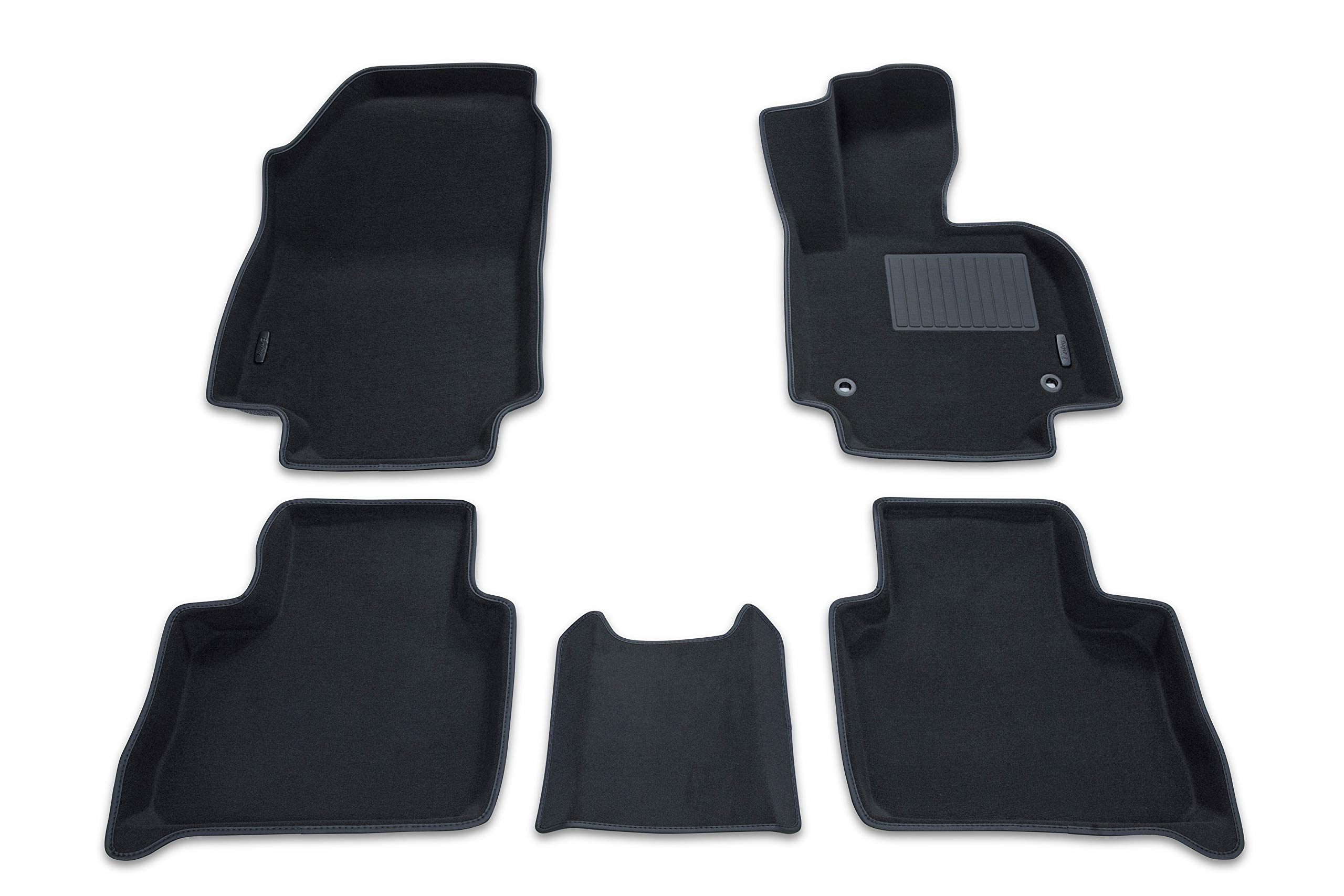 

ENTRY by Clazzio 3D Floor Mats for Toyota RAV4 Gasoline Vehicle H31 (2019) [98DAZ0153K] чёрный