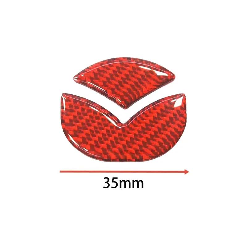 2025 Hot For Mazda Axela CX3 CX4 CX5 RX7 Atenza MX3 MX5 CX9 CX7 RX8 SKYACTIV Epoxy Sticker Car Steering Wheel Emblem Modified De