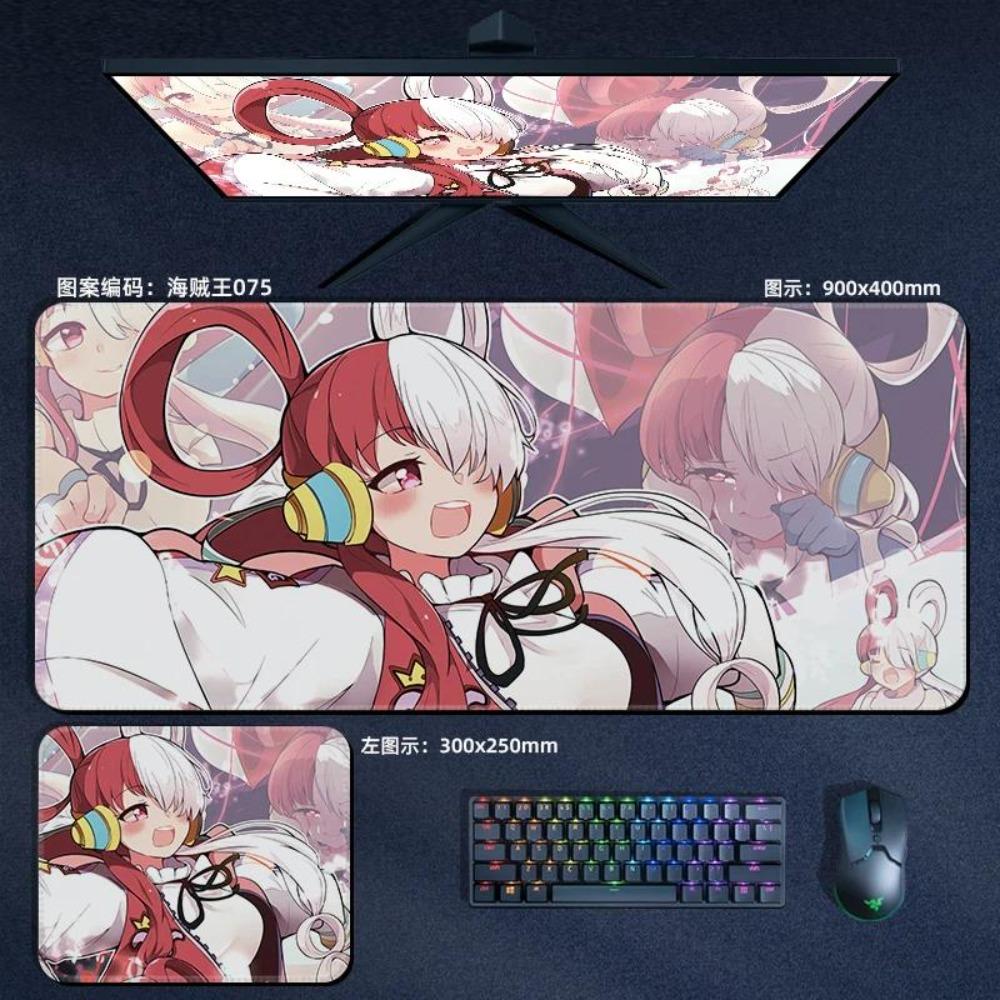 Nautical King Animation Periphery Cute ONE PIECE Leather Mouse Pad Boys Oversized Small E-sports Game Office Computer Keyboard Pad Notebook Table Mat