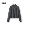 Semir Women's Short Loose Raglan Sleeve Sporty Sweatshirt