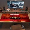 Chicago Fire Large Size Mouse Pad Large Gaming Table Cushion Nonslip Laptop Tablet Big Mousepad Xxl Mat Mini Pc Playmat With Lock Edge